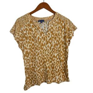 Democracy Yellow and White Top Size M, 189-3017